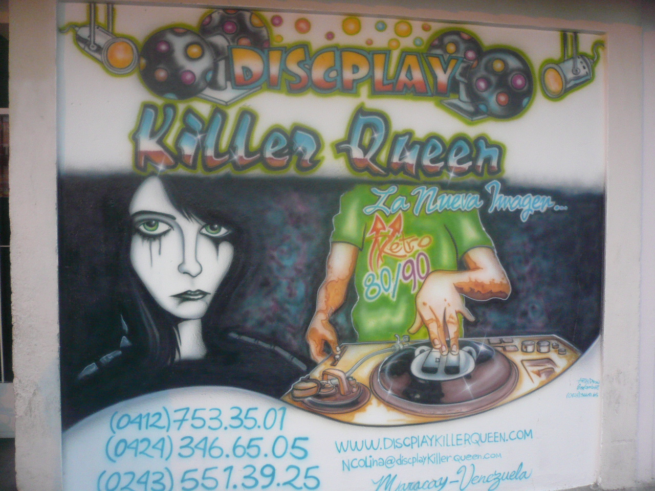 Grafitti del Discplay Killer Queen
